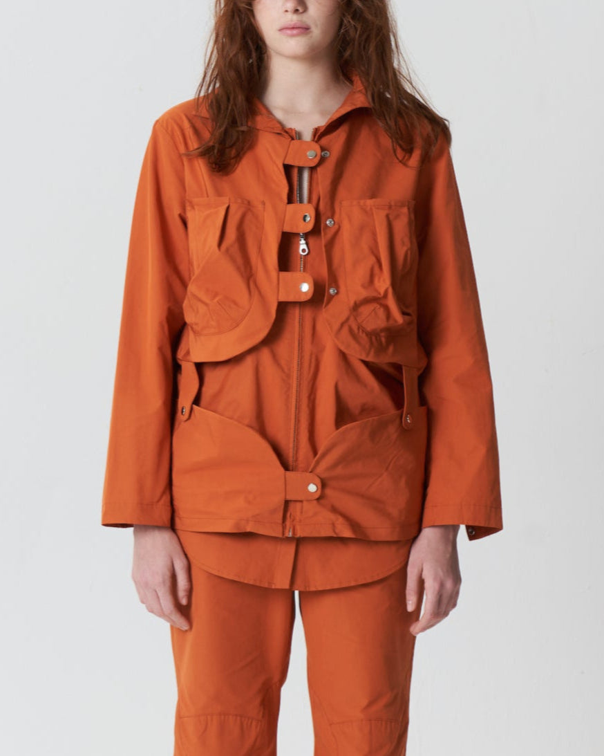 Double Closure Shirt Jacket