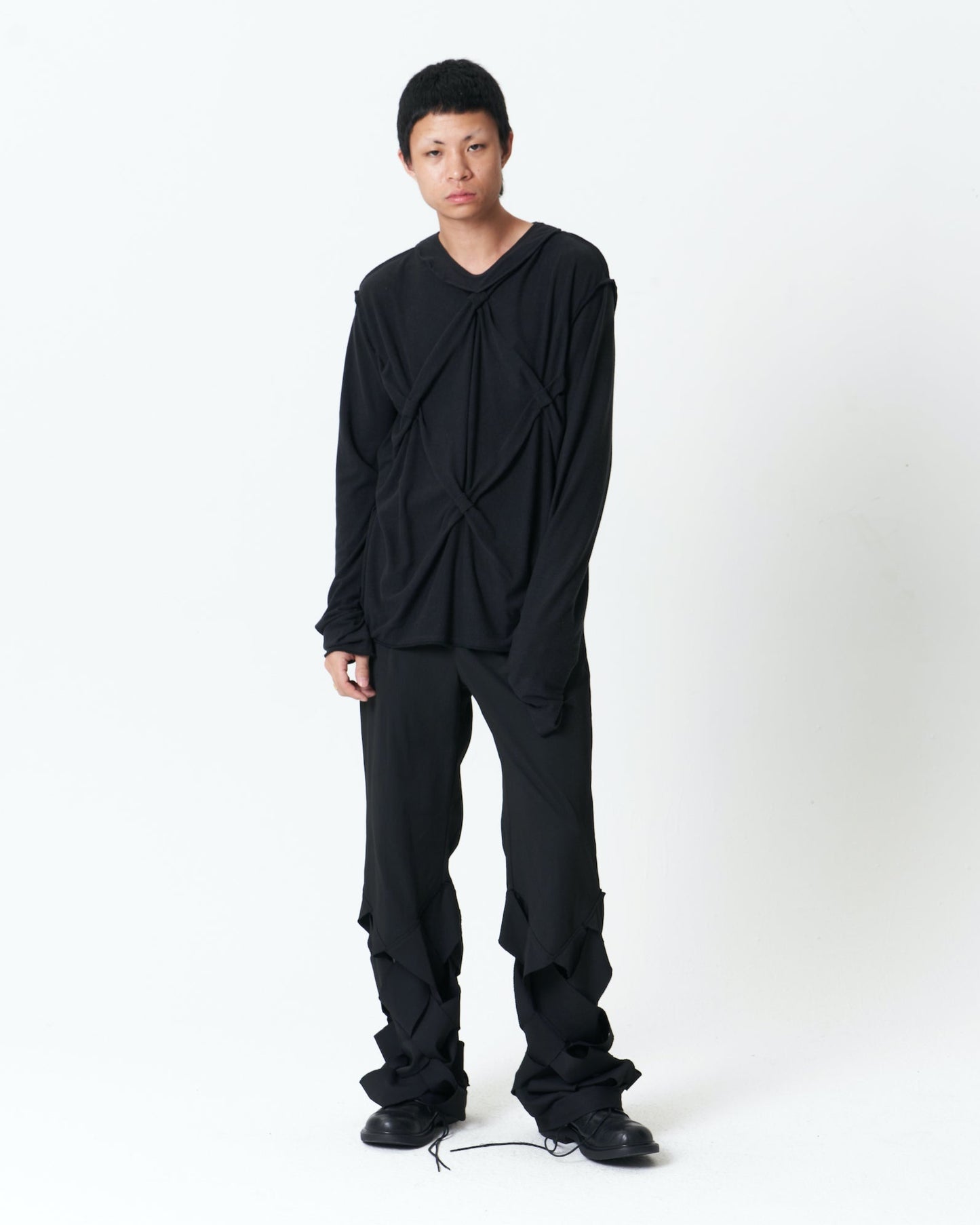 Pleated Knit Top