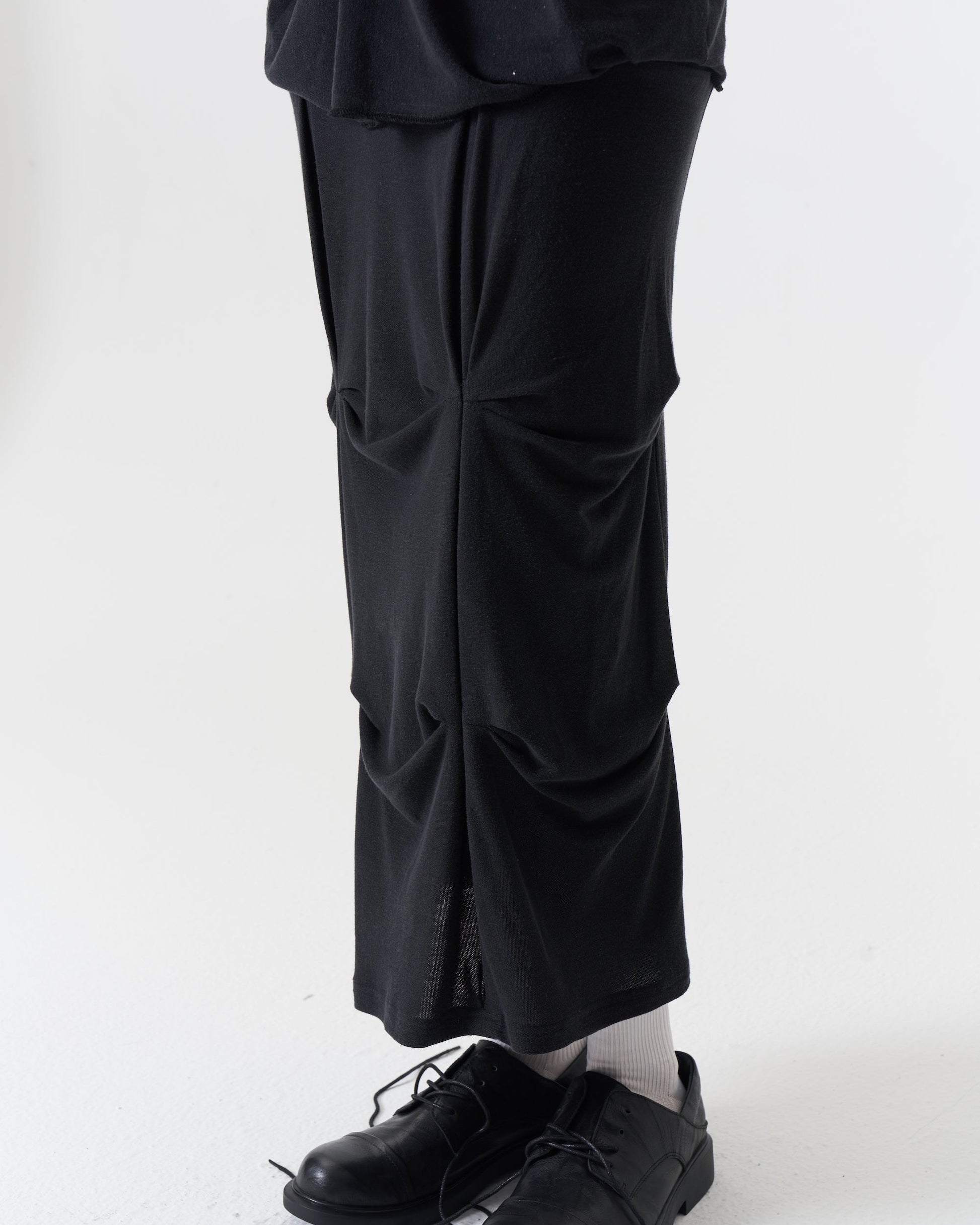 Pleated Knit Skirt (Multi-Way)