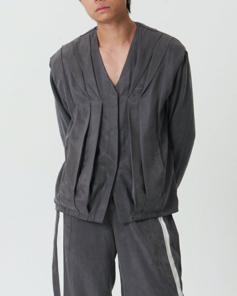 Folded Collar Blazer