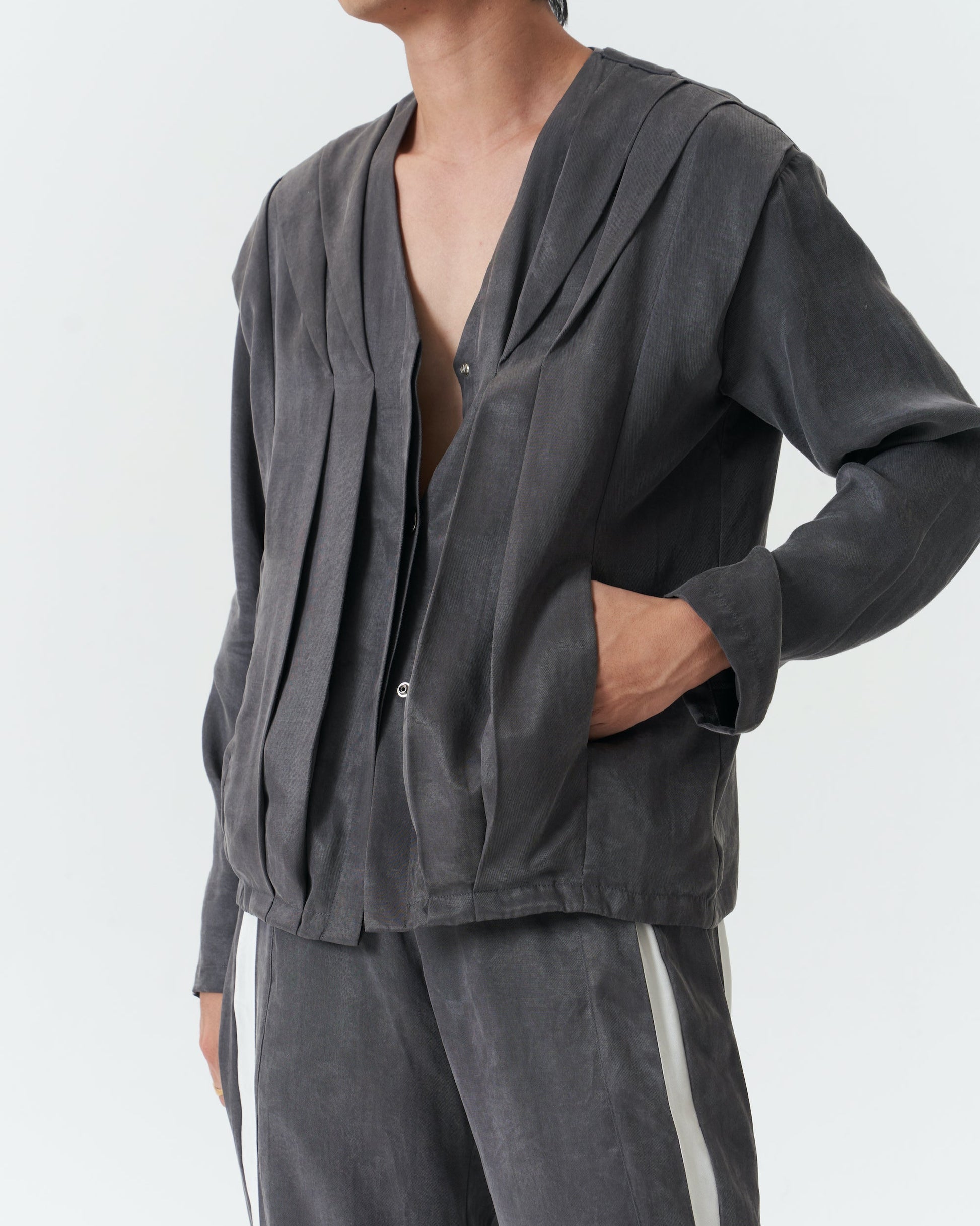 Folded Collar Blazer