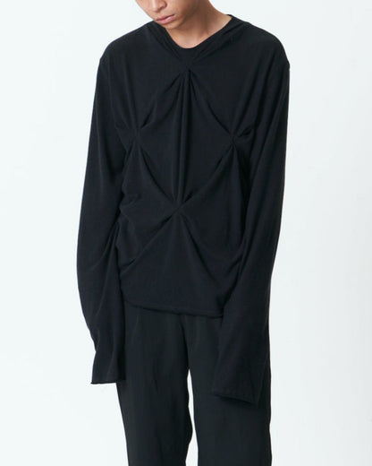 Pleated Knit Top