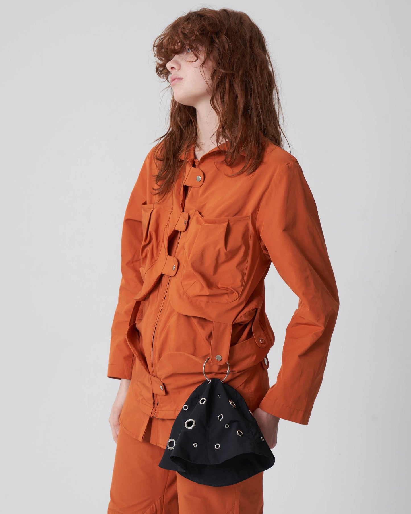 Double Closure Shirt Jacket
