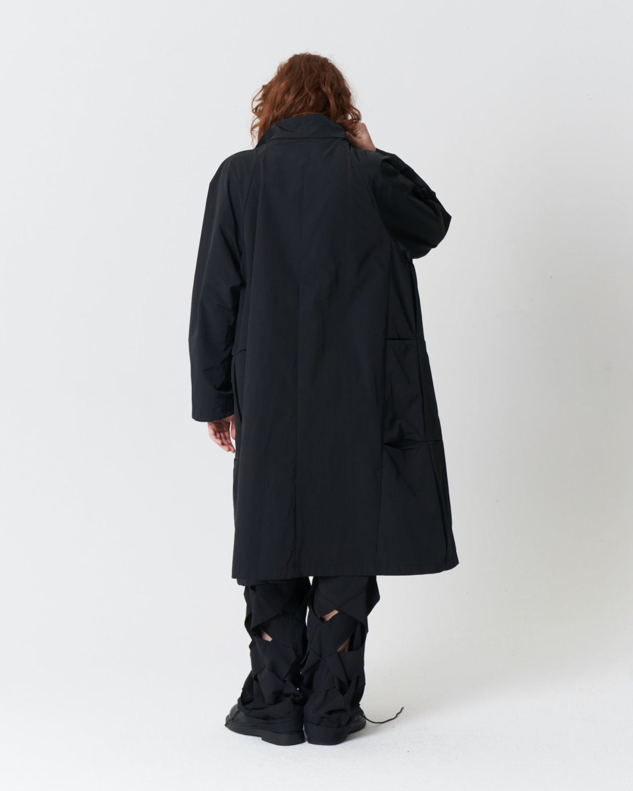 Double Collar Snap Coat